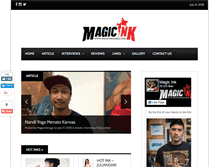 Tablet Screenshot of magicinkmagz.com